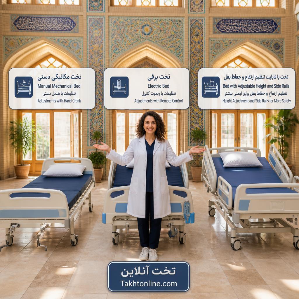 راهنمای کامل خرید تخت بیمارستانی